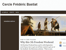 Tablet Screenshot of bastiat.net